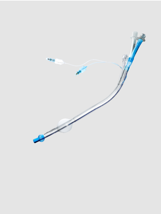 Disposable double lumen endotracheal tube with agile video-assistance(Right side)