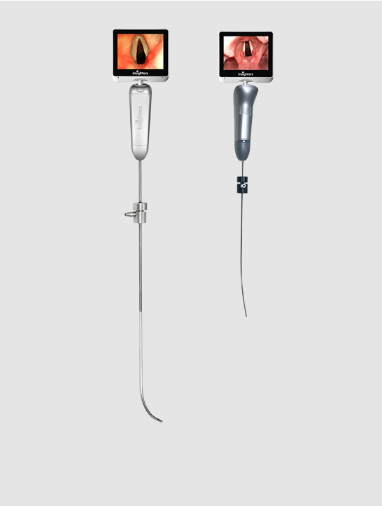 Video rigid'laryngoscope